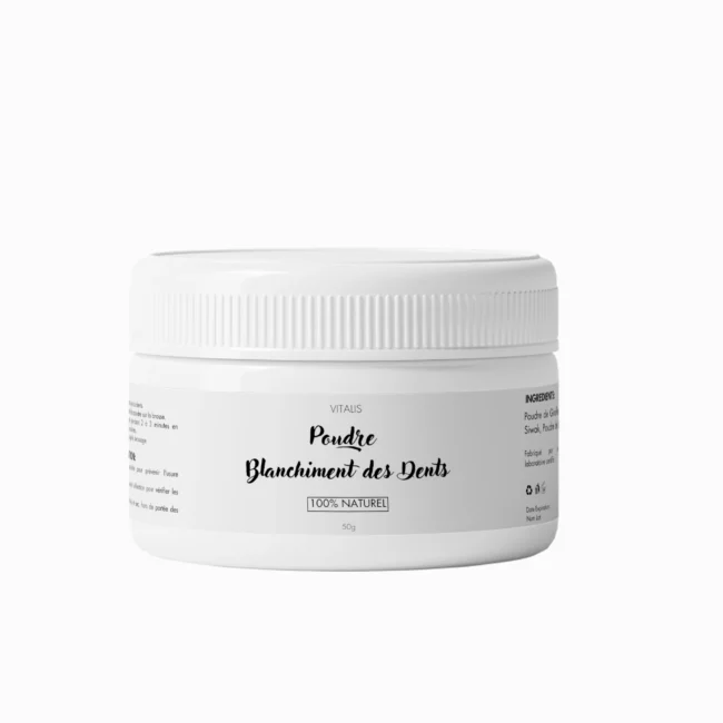 Poudre de Blanchiment Dentaire Naturelle